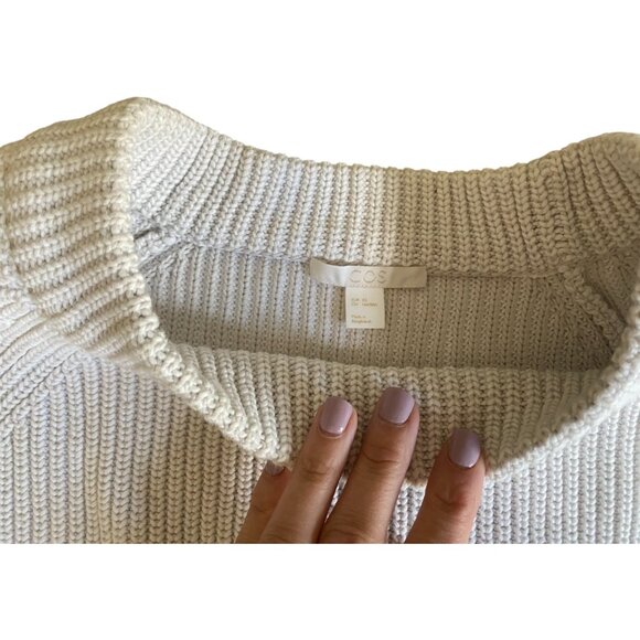 COS Knit Cotton Crewneck Sweater Small - Picture 6 of 8